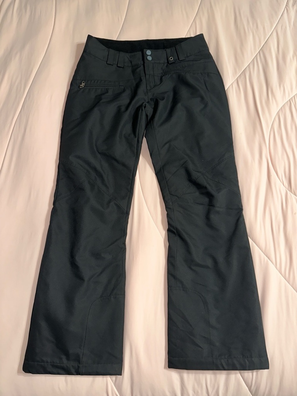 Obermeyer Women's Black Ski Pants with Snap Waist